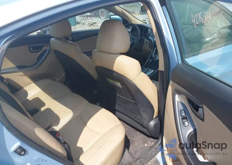 2012 Hyundai Elantra Limited (Ulsan Plant) из США, поврежденный, VIN KMHDH4AE5CU211666
